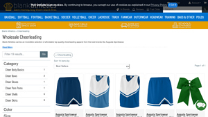 Blank Athletics - Cheerleading Apparel