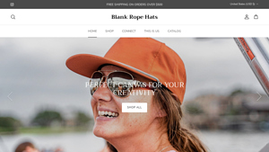 Blank Rope Hats - Classic Perforated Styles