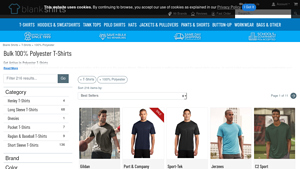 Blank Shirts - Performance Polyester T-Shirts