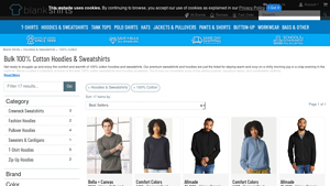 BlankShirts.com - Wholesale 100% Cotton Sweatshirts