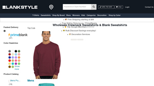 Blankstyle - Wholesale Crewneck Sweatshirts