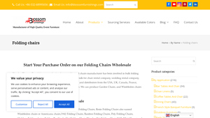 Blossom Furnishings - Folding Chairs Wholesale