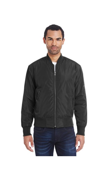 A stock image illustrating bomber jacket clothing wholesale concepts