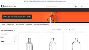 Bottlestore - Oregon Bar Top Glass Bottle