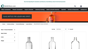 Bottlestore - Oregon Bar Top Glass Bottle