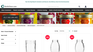 Bottlestore - Glass Jelly and Jam Jars