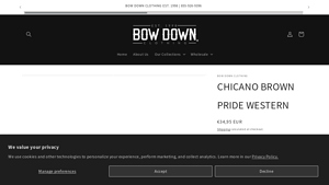 Bow Down Clothing - Chicano Western Apparel