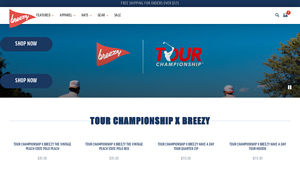 Breezy Golf - Tour Championship x Breezy The Vintage Peach State Polo