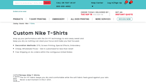 Broken Arrow Wear - Custom Nike Dri-FIT T-Shirts