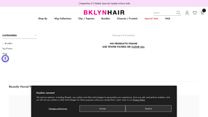 Brooklyn Hair - 100% Human Virgin Hair Bundles & Wigs