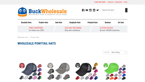 Buck Wholesale - Ponytail Hats