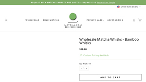 Bulk Matcha - Bamboo Whisk