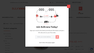 BulkVana - Cat Food Pallets