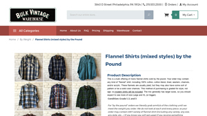 Bulk Vintage - Flannel Shirts by the Pound