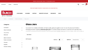 Burch Bottle - 6oz Glass Paragon Jar
