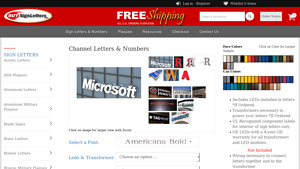 Buy Sign Letters - Channel Letters