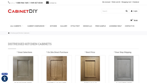 Cabinet DIY - Distressed Kitchen Cabinets