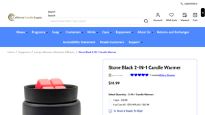 Calc Candle Supply - 2-IN-1 Electric Candle Warmer