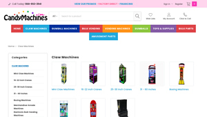Candy Machines - Claw & Vending Solutions