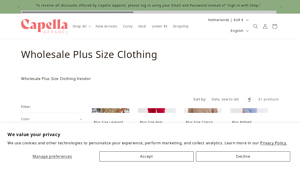 Capella Apparel - Plus Size Clothing