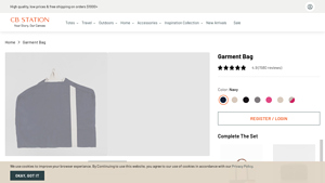 CB Station - Canvas Garment Bags