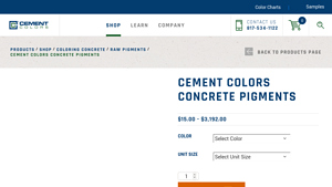 Cement Colors - Concrete Pigments