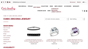 Ceri Jewelry - Cubic Zirconia Collections