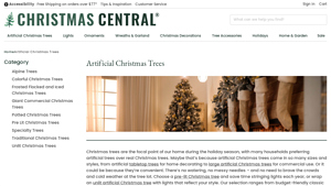 Christmas Central - Artificial Christmas Trees