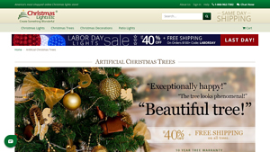 Christmas Lights Etc - Artificial Christmas Trees