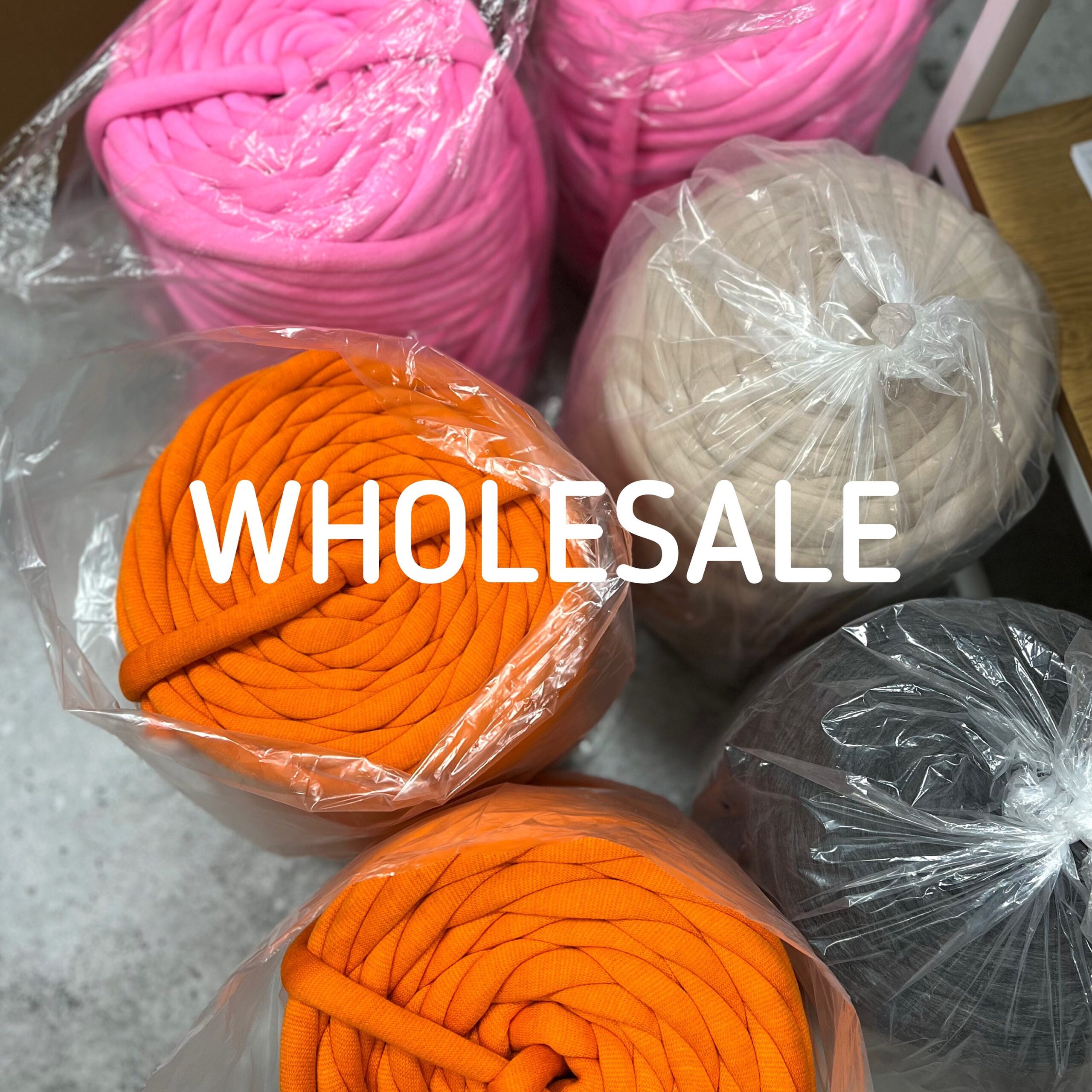 A stock image illustrating chunky wool wholesale concepts