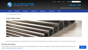 Clearwater Composites - Carbon Fiber Tubes
