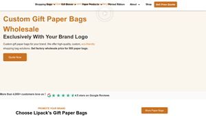 CNLIPACK - Custom Eco-Friendly Gift Paper Bags