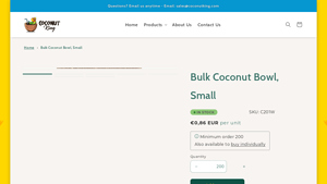 Coconut King - Bulk Coconut Bowl