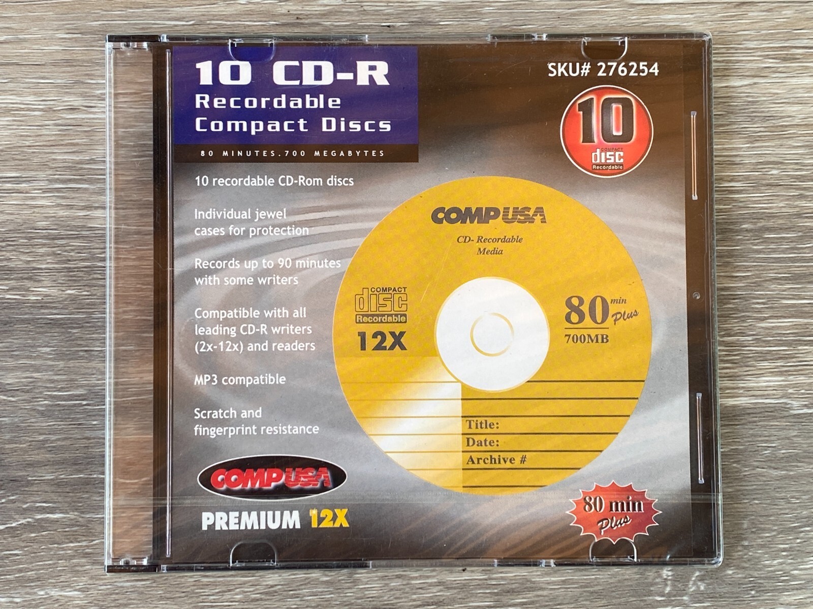 A stock image illustrating compact disc wholesale concepts