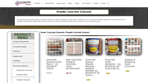 Concrete Supply Carolina - Powder Colorant Products