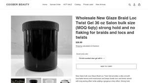 Coober Beauty - New Glaze Braid Loc Twist Gel