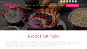 CORAÇAI - Frozen Exotic Fruit Pulps