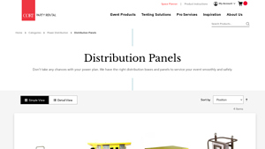 Cort Party Rental - Power Distribution Solutions