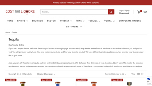 Cost Plus Liquors - Tequila Online