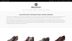 BRUCEGAO - Alligator and Crocodile Leather Shoes