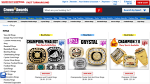 Crown Awards - Custom Championship Rings