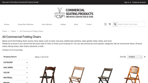 Commercial Seating Products - American Classic European Beechwood Folding Chair
