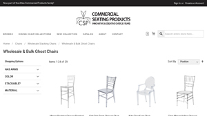 Commercial Seating Products - Ghost Chairs Collection