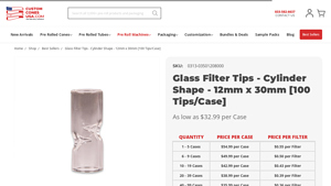 Custom Cones USA - Glass Filter Tips