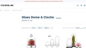 Cysexcel - Clear Glass Cloche Display Dome