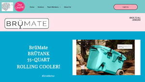 BrüMate - BRÜTANK 55-Quart Rolling Cooler
