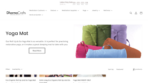 DharmaCrafts - Roll Up & Go Yoga Mat