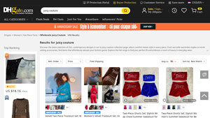 DHgate - Velvet Two Piece Tracksuit Set