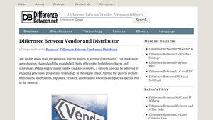 Vendor vs. Distributor - Key Differences
