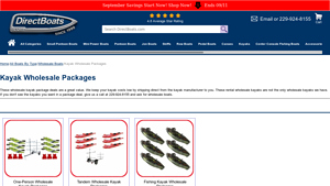 Direct Boats - Wholesale Kayak Packages